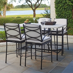 Tommy Bahama Pavlova Outdoor Bistro Bar Table Set - TB-PAVLOVA-SET8