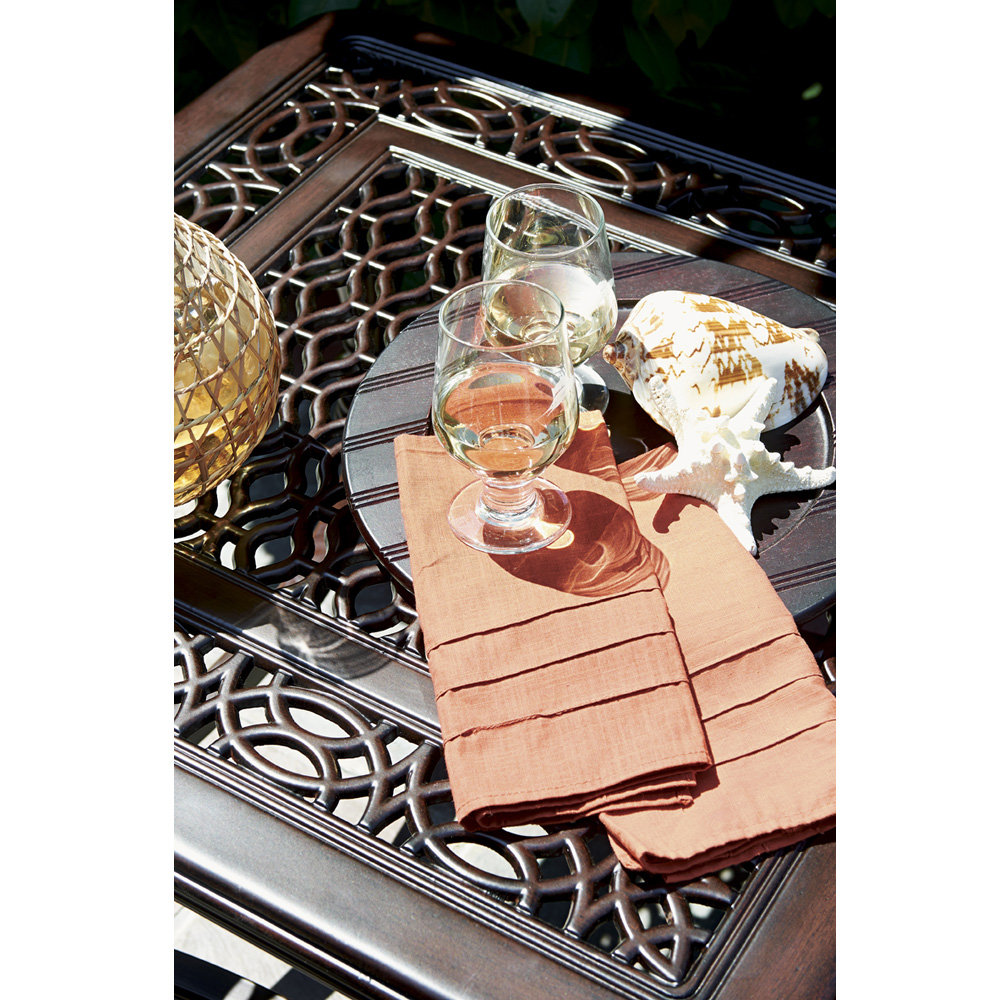 square outdoor end table