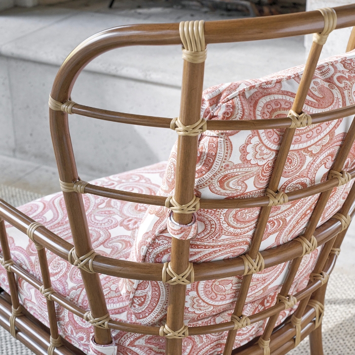 Tommy Bahama Sandpiper Bay Wing Chair back detail