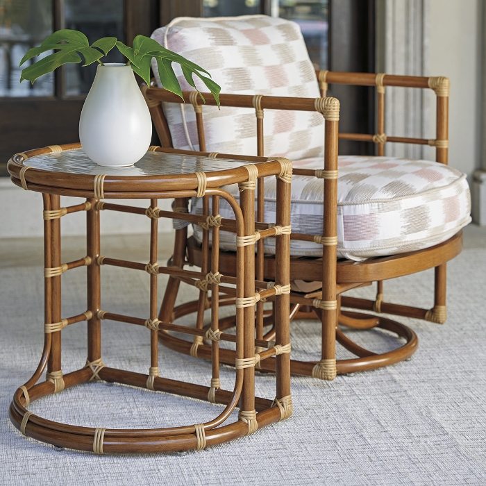 Sandpiper Bay Demilune End Table lifestyle