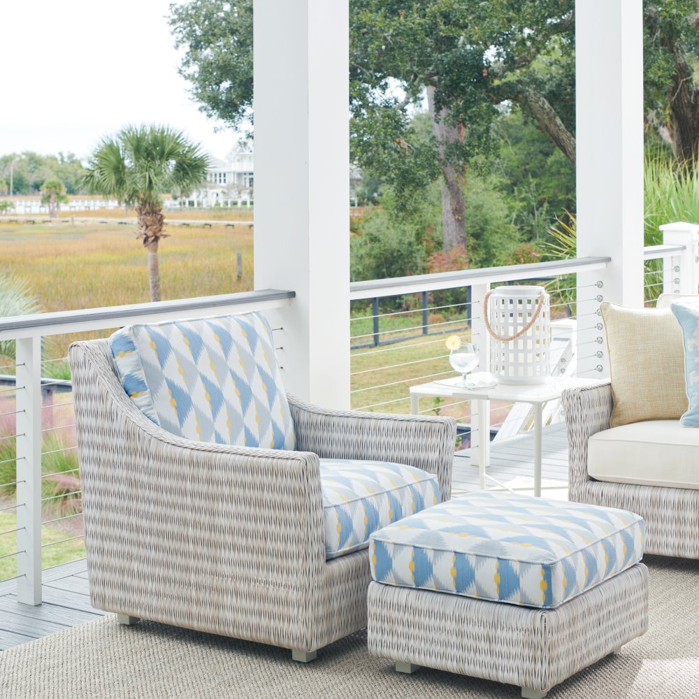 Seabrook Lounge Chair and ottoman set