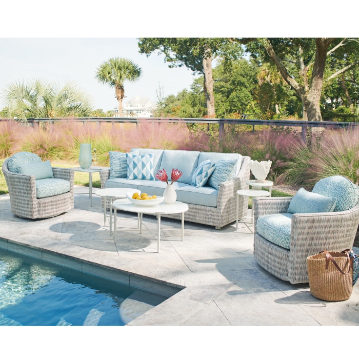 Tommy Bahama Seabrook Outdoor Wicker Patio Set - TB-SEABROOK-SET1