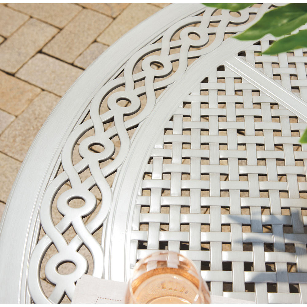 Silver Sands 60" Round Dining Table top detail