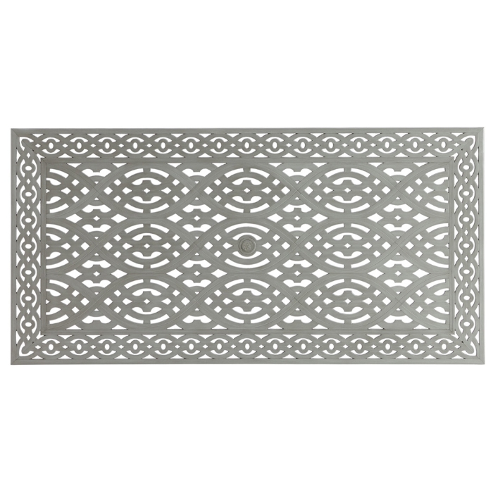 Silver sands dining table top detail