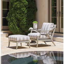 Tommy Bahama Silver Sands Lounge Chair and Ottoman Set - TB-SILVERSANDS-SET7