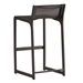 South Beach Sling Bar Stools with Dark Graphite Slings back detail