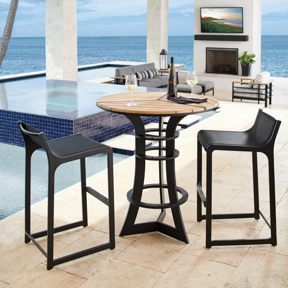 Tommy Bahama South Beach Outdoor Bar Set for 2 - TB-SOUTHBEACH-SET3