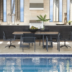 Tommy Bahama South Beach Outdoor Dining Set for 6 - TB-SOUTHBEACH-SET6