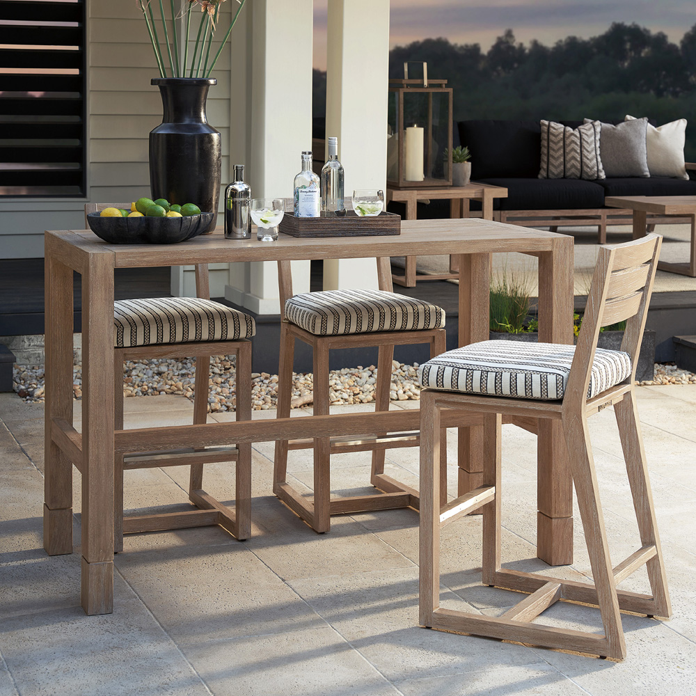 Tommy Bahama Stillwater Cove Patio Bar Set for 4 - TB-STILLWATER-SET5