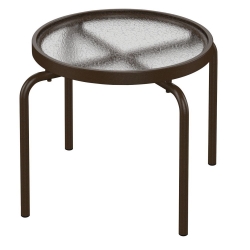 Tropitone Acrylic 20" Round Stacking Tea Table - 601582A