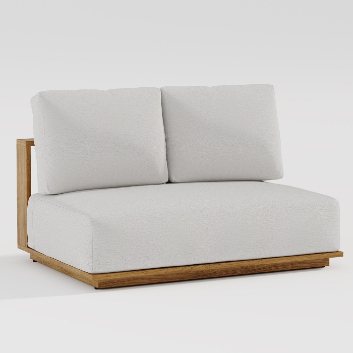 Tropitone Arlo Teak Armless 2-Seaters