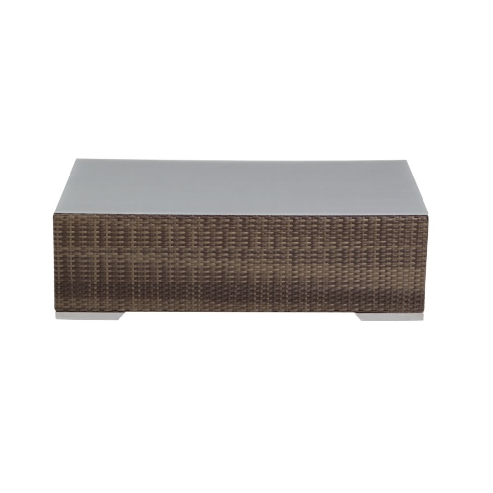 Tropitone Arzo 41" x 26" Frosted Acrylic Coffee Table - 641453AFR