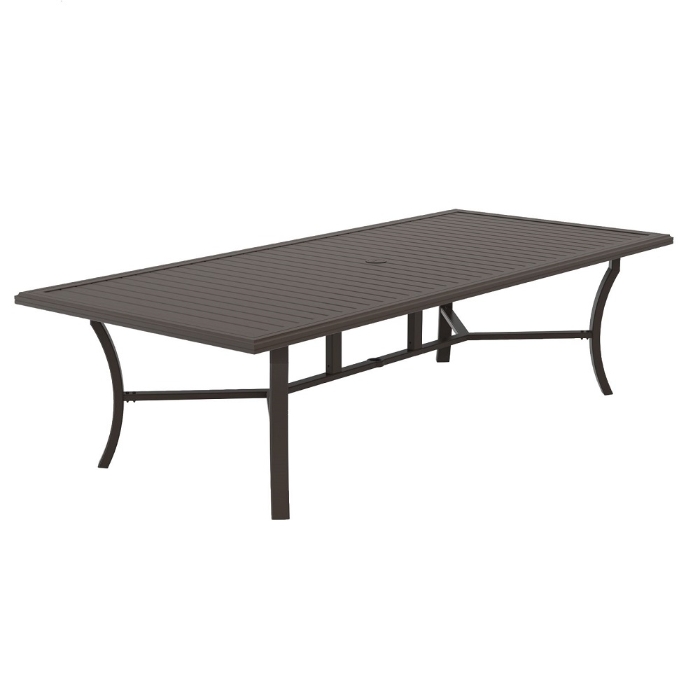Tropitone Banchetto 108" x 48" Rectangular Dining Umbrella Table - 401119U