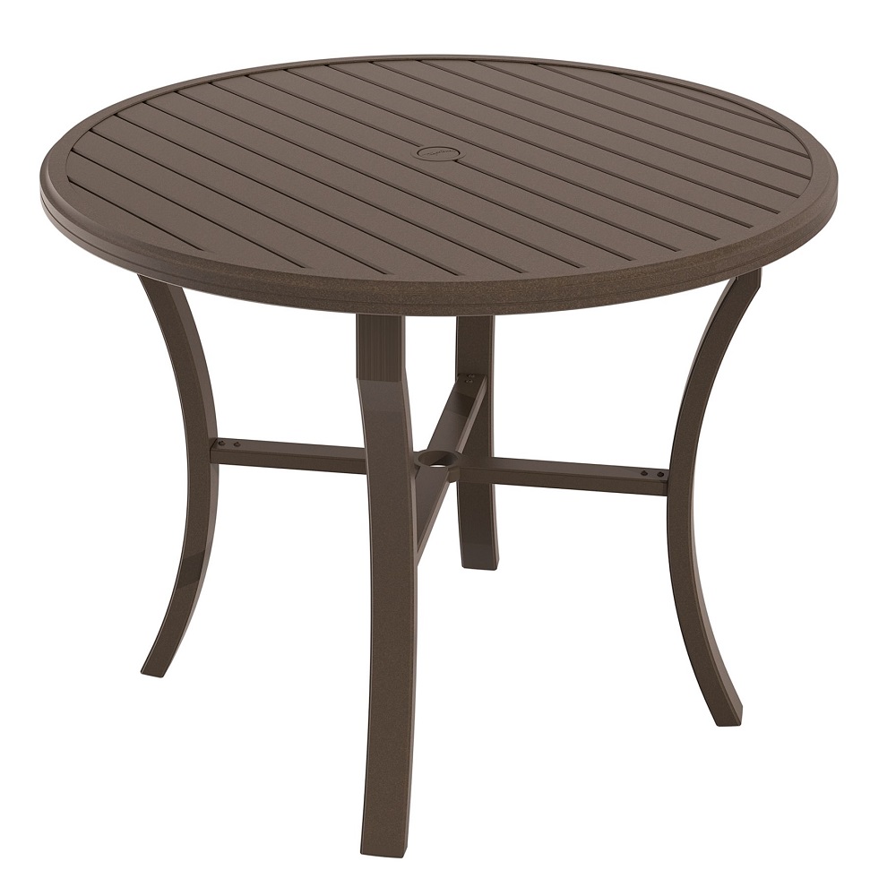 Tropitone Banchetto 48" Round Counter Umbrella Table - 401148U-34