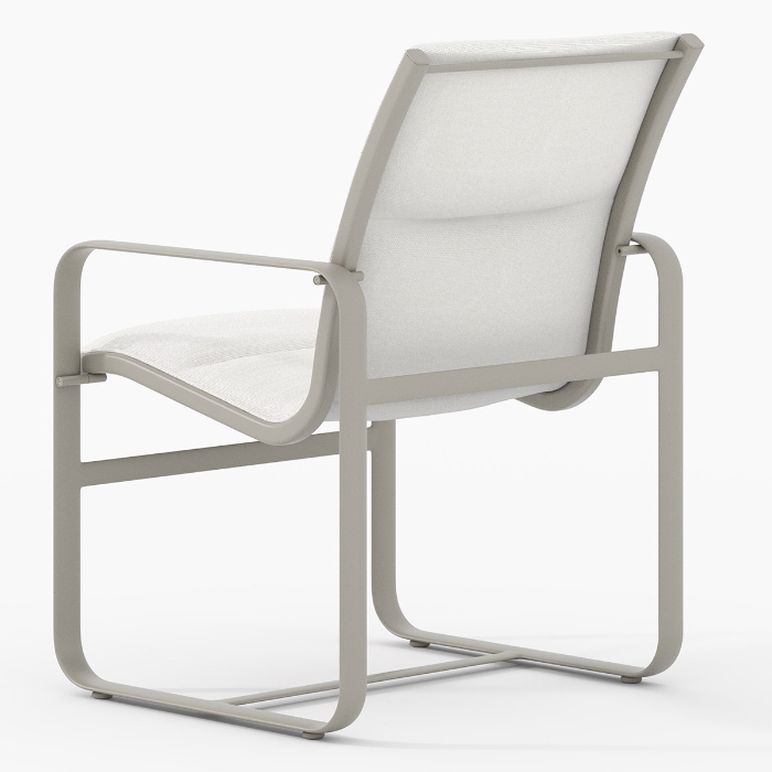 Tropitone Brasilia Padded Sling Dining Chairs back