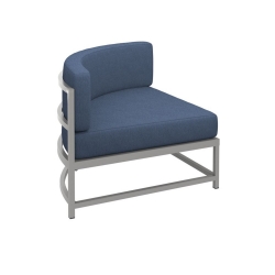 Tropitone Cabana Club Curved Corner Sectional Module - 17" Seat Height - 591610CC