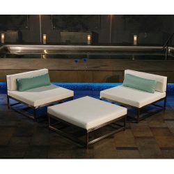 Tropitone Cabana Club Outdoor Twin Sectional Set - TT-CABANACLUB-SET7