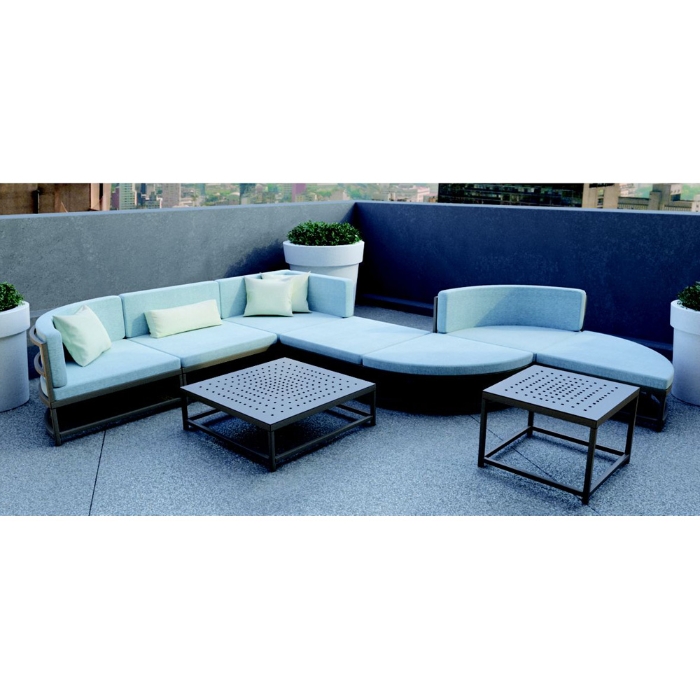 Cavana club aluminum coffee table