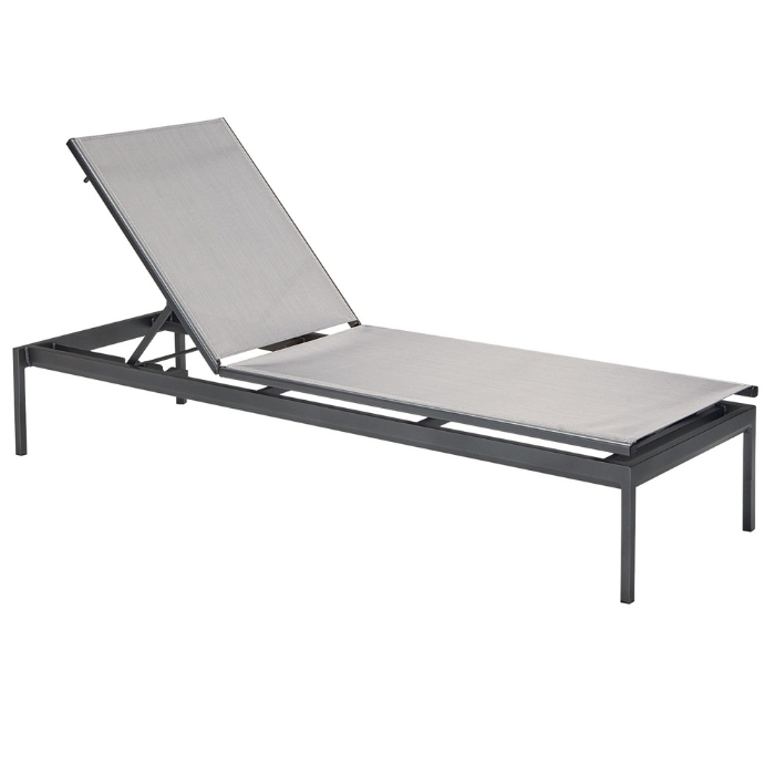 Tropitone Cabana Club Sling Armless Chaise Lounge - 15" Seat Height - 591033-15