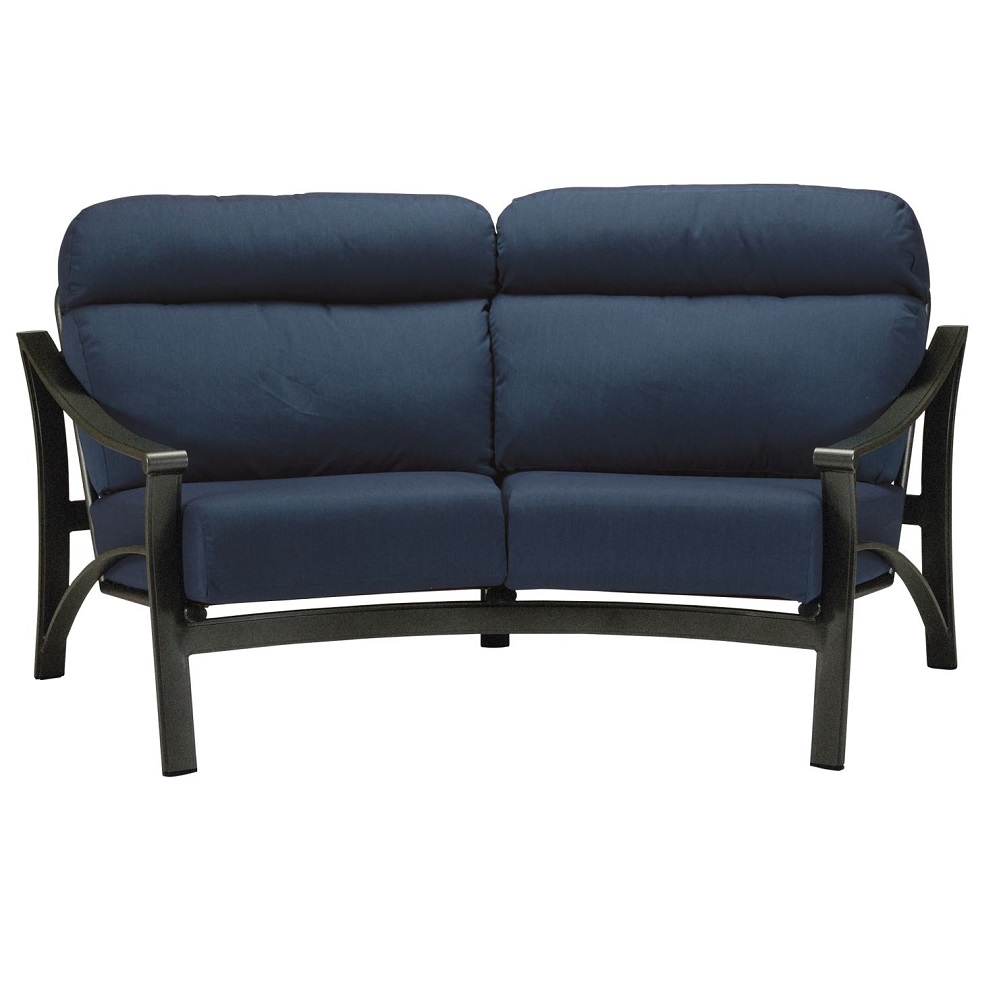 Corsica Cushion Crescent Love Seat