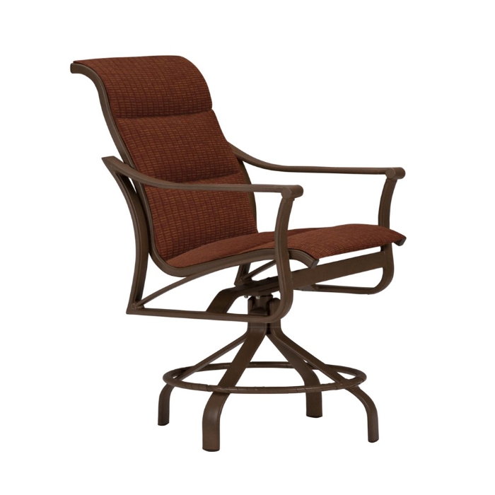 Tropitone Corsica Padded Sling Swivel Counter Stool - 161127PS-25