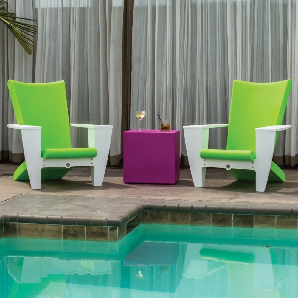 Curve marine grade polymer Adirondack chair