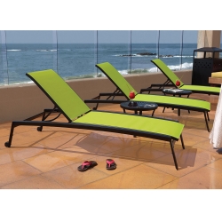 Tropitone Elance Sling Outdoor Chaise Lounge Set for 3 - TT-ELANCE-SET8