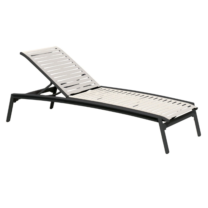 Elance EZ Span Ribbon Strap Armless Chaise Loungers