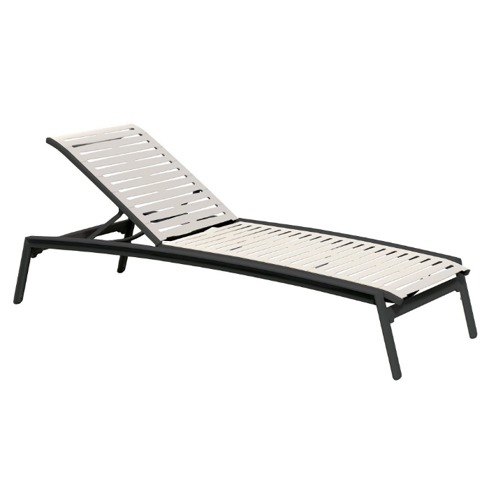 Elance EZ Span Ribbon Strap Armless Chaise Loungers