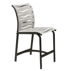 Tropitone Elance EZ Span Wave Strap Armless Counter Height Stool - 471429WV-25