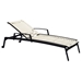 Tropitone Elance EZ Span Ribbon Strap Chaise Lounge with Arms and  Wheels - 471433WRB