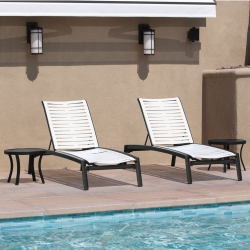 Tropitone Elance EZ Span Strap Chaise Lounge Set for 2 - TT-ELANCE-SET4