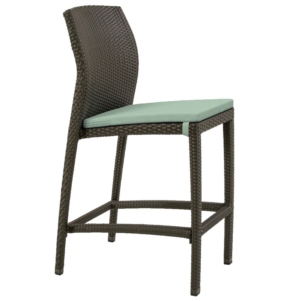 Tropitone Evo Armless Bar Stool with Seat Pad - 36162905