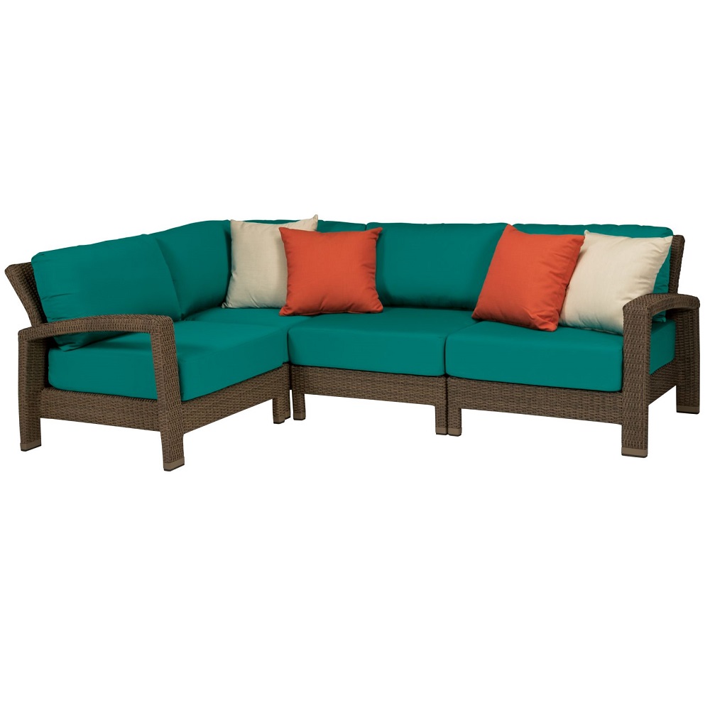 Tropitone Evo Woven Outdoor Compact Sectional Set - TT-EVO-SET16