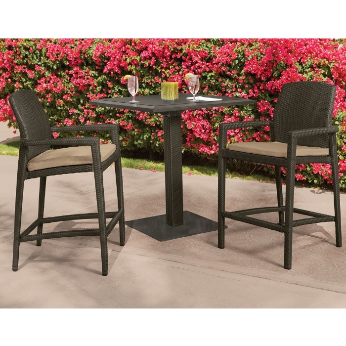 evo wicker bar stool