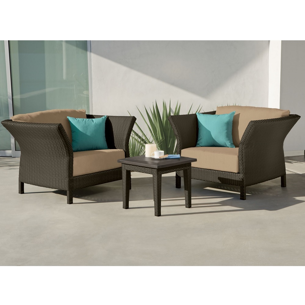 evo wicker tea table base