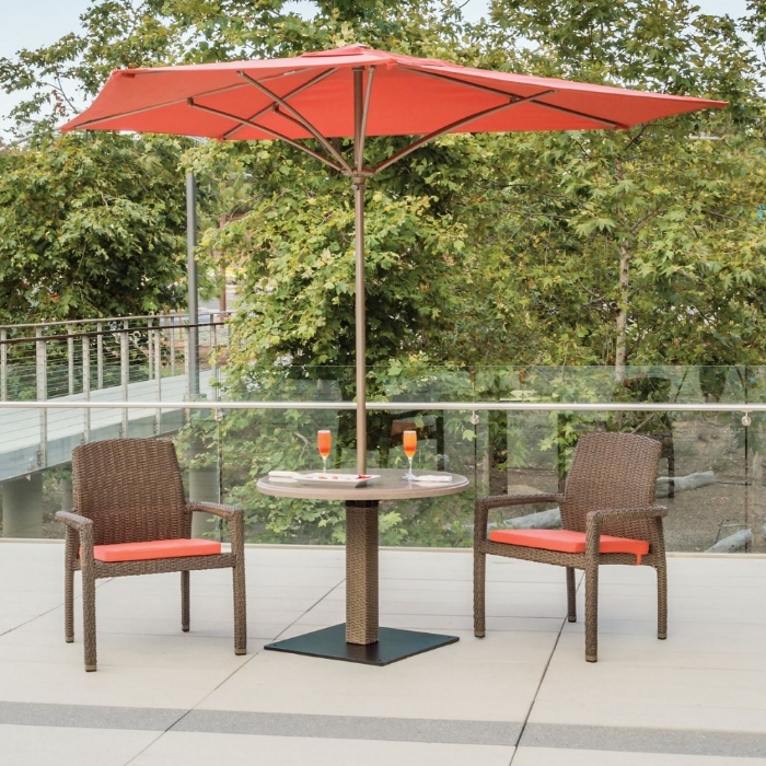 evo wicker dining chair
