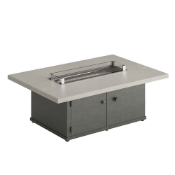 Tropitone Matrix 50" x 34" Rectangle Fire Pit - 18"H - TX1953FP-18