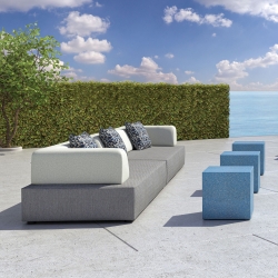 Tropitone Fit Upholstered Outdoor Modular Sofa Set - TT-FIT-SET5