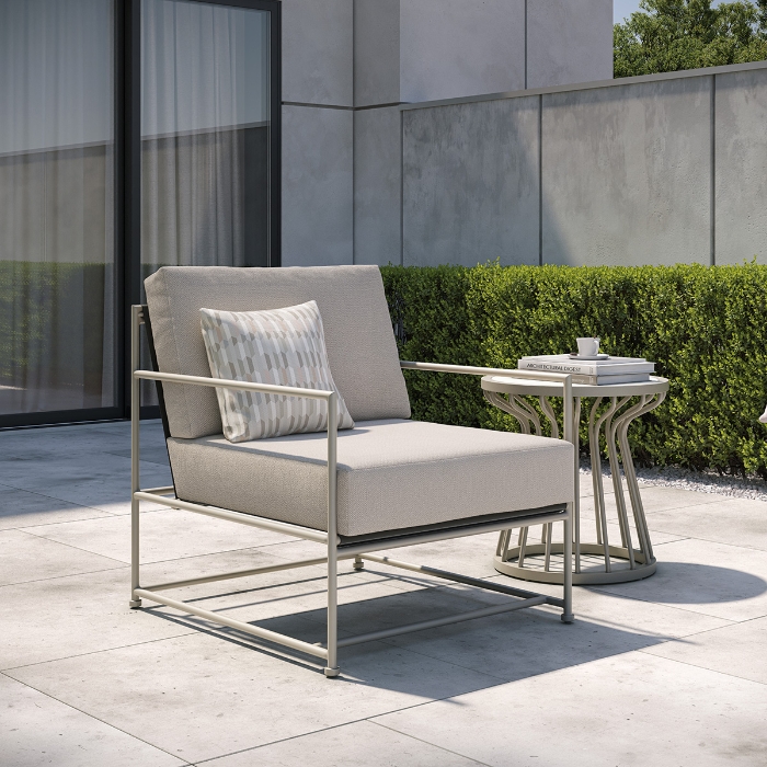 Glendale Cushion Sling Lounge Chair set