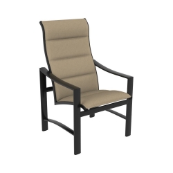 Tropitone Kenzo Padded Sling High Back Dining Chair - 381501PS
