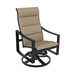 Tropitone Kenzo Padded Sling High Back Swivel Rocker Dining Chair - 381570PS