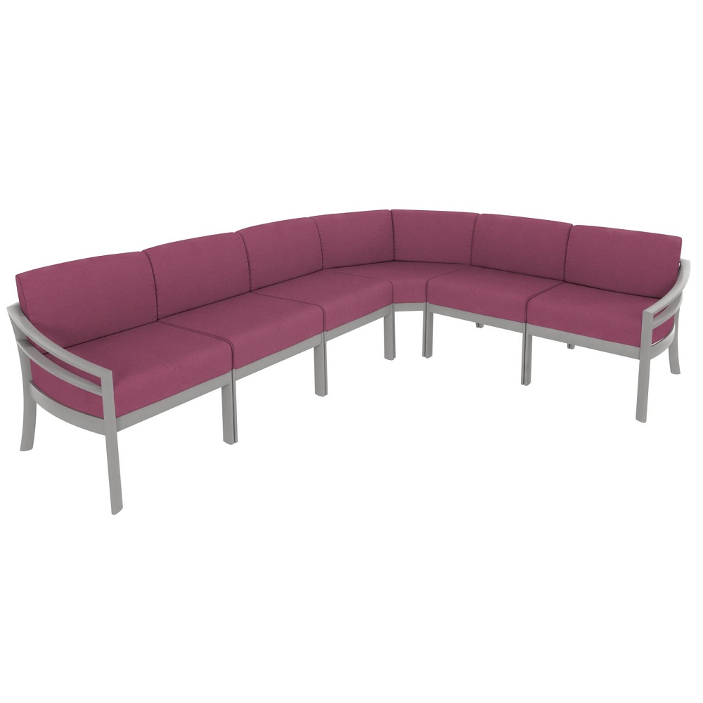 Tropitone Kor Cushion Outdoor Sectional Set - TT-KOR-SET7