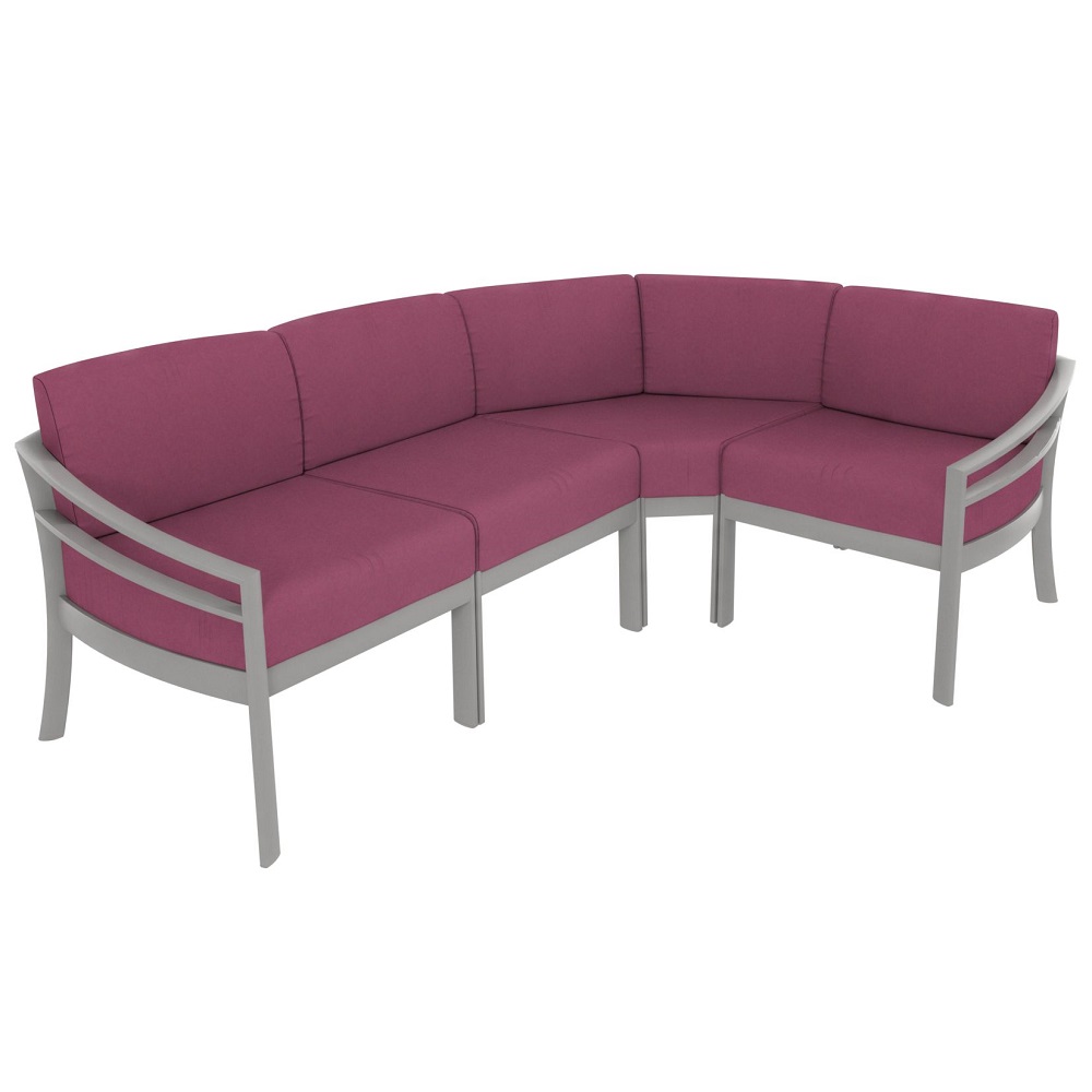 Tropitone Kor Cushion Outdoor Compact Sectional Set - TT-KOR-SET8