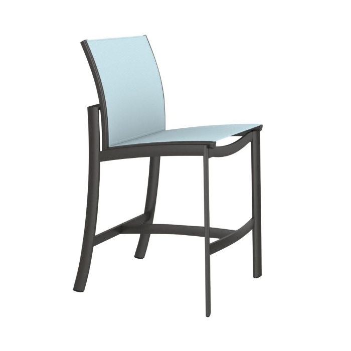 Tropitone Kor Relaxed Sling Armless Bar Stool - 891529