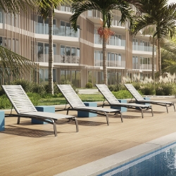Tropitone Laguna Beach EZ Span Chaise Lounge Pool Set - TT-LAGUNABEACH-SET1