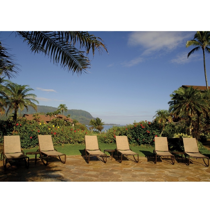 Tropitone La Scala Sling Outdoor Chaise Lounge Set for 6 - TT-LASCALA-SET3