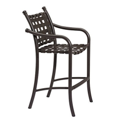 Tropitone La Scala Strap Stationary Bar Stool - 330026