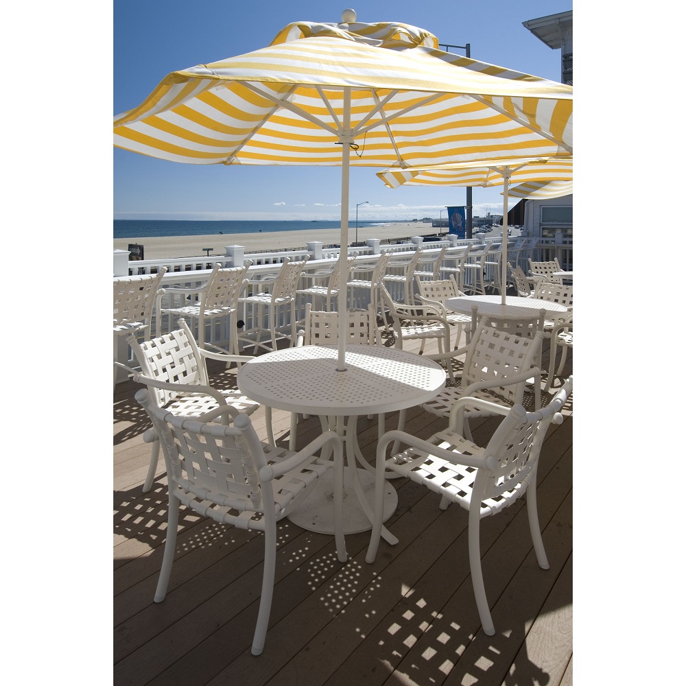 Tropitone La Scala Strap Outdoor Dining Set for 5 - TT-LASCALA-SET6
