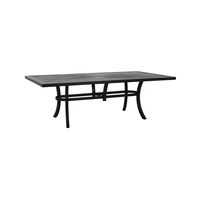 Tropitone Linea 84" x 44" Rectangular Dining Umbrella Table - 262085U-28